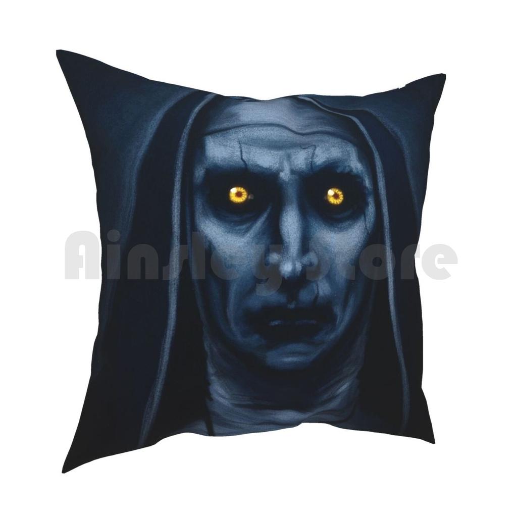 Valak Malerei Kissenbezug Bedruckt Zuhause Weich DIY Kissenbezug The Conjuring The Conjuring Valak Horror Dämon The Warrens