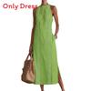 Polyester A Line Sleeveless Dress For Summer Vacation Casual Wear