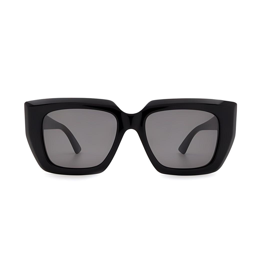 Bottega Veneta Black Acetate Sunglasses Women sunglasses BV1030S001