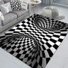 3D Optical Illusion Home Entrance Carpet Door Mat Trippy Living Room Rug Non-Slip Hallway Bedroom Bathroom  Kitchen Floor