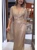 GA23108 European & American Sequin Party Dress - Casual, Loose, Sexy Fit