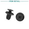 ACROPIX Door Sill Panel Liner Bumper Spoiler Push Rivet Retainer Fastener for BMW Mini Cooper E81 E82 E83 Black 20pcs