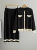 2026 Spring Women's Pleated Skirt & Round Neck Cardigan Set