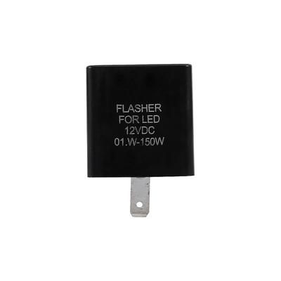 Relè lampeggiatore 12V 2 pin nero per indicatori di direzione moto a LED