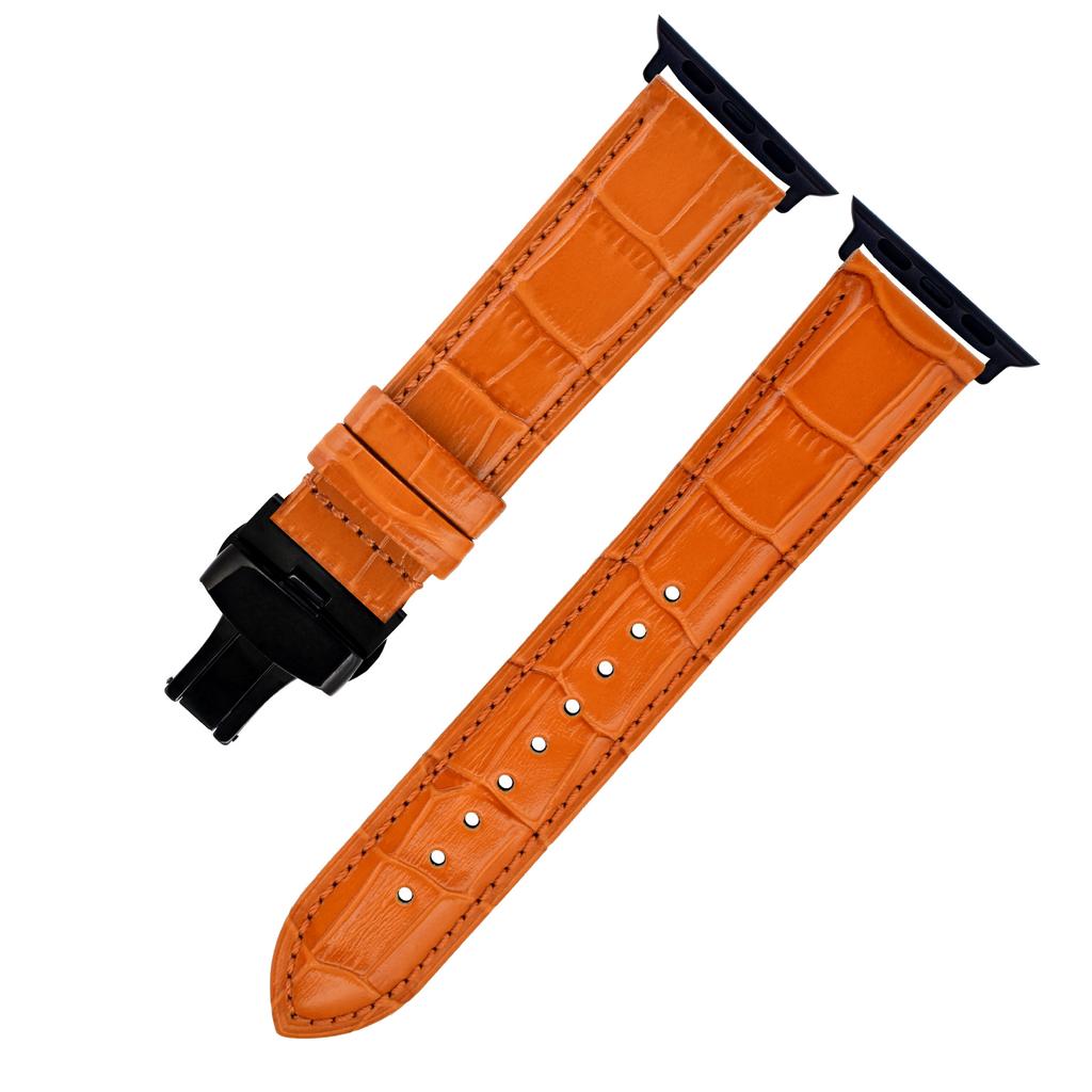 Per Iwatch Apple Cinturino Orologio Coccodrillo Applewatch8Se7 Cinturino Orologio Pelle di Mucca Primo Strato