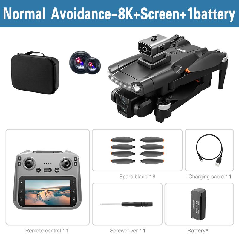 V198MAX Drone GPS 8K HD Aerial Photography Dual Camera Brushless Quadrotor 5G WIFI 360° Laser Intelligent Obstacle Avoidance Aerial Optical Toy