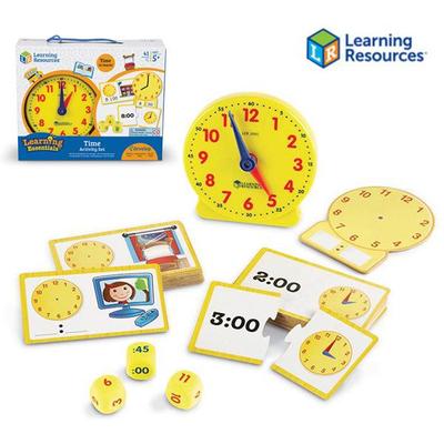 Learning Resources Time Learning Activity Set LER3220, 1 Piece, Korean Toy Supplies