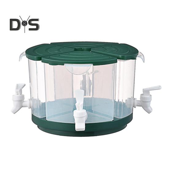 3L Easy To Clean Drink Dispenser Compartments Durable Fridge Lemonade Fruit Teapot