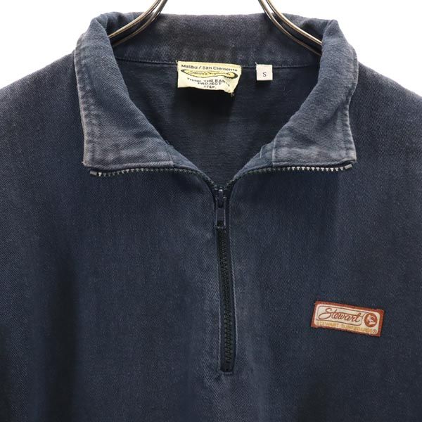 Stewart Surfbord Denim Half-zip Pullover Jacket S Men's Used