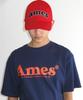 AMES-WORLDWIDE Ames Arch Ball Cap Red