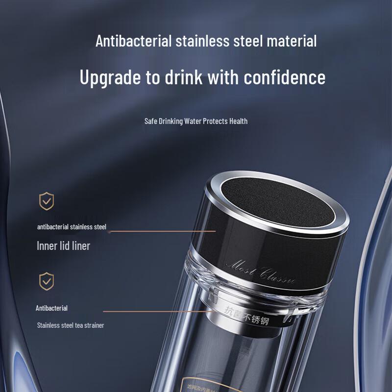 Fuguang Double-Layer Antibacterial Glass Bottle