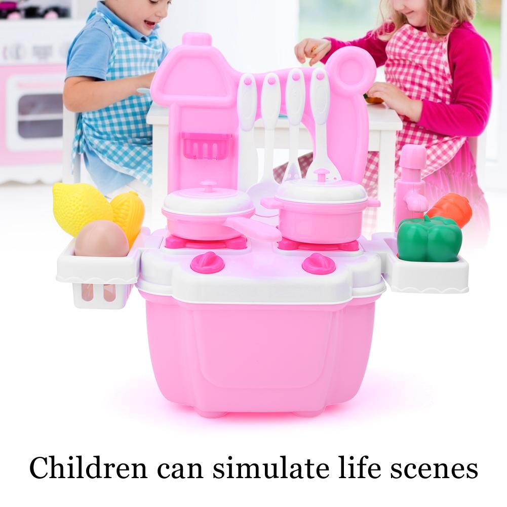 Kitchenware Kitchen Cooking Simulation Cookware   Toy Kid Educational Toys Set
