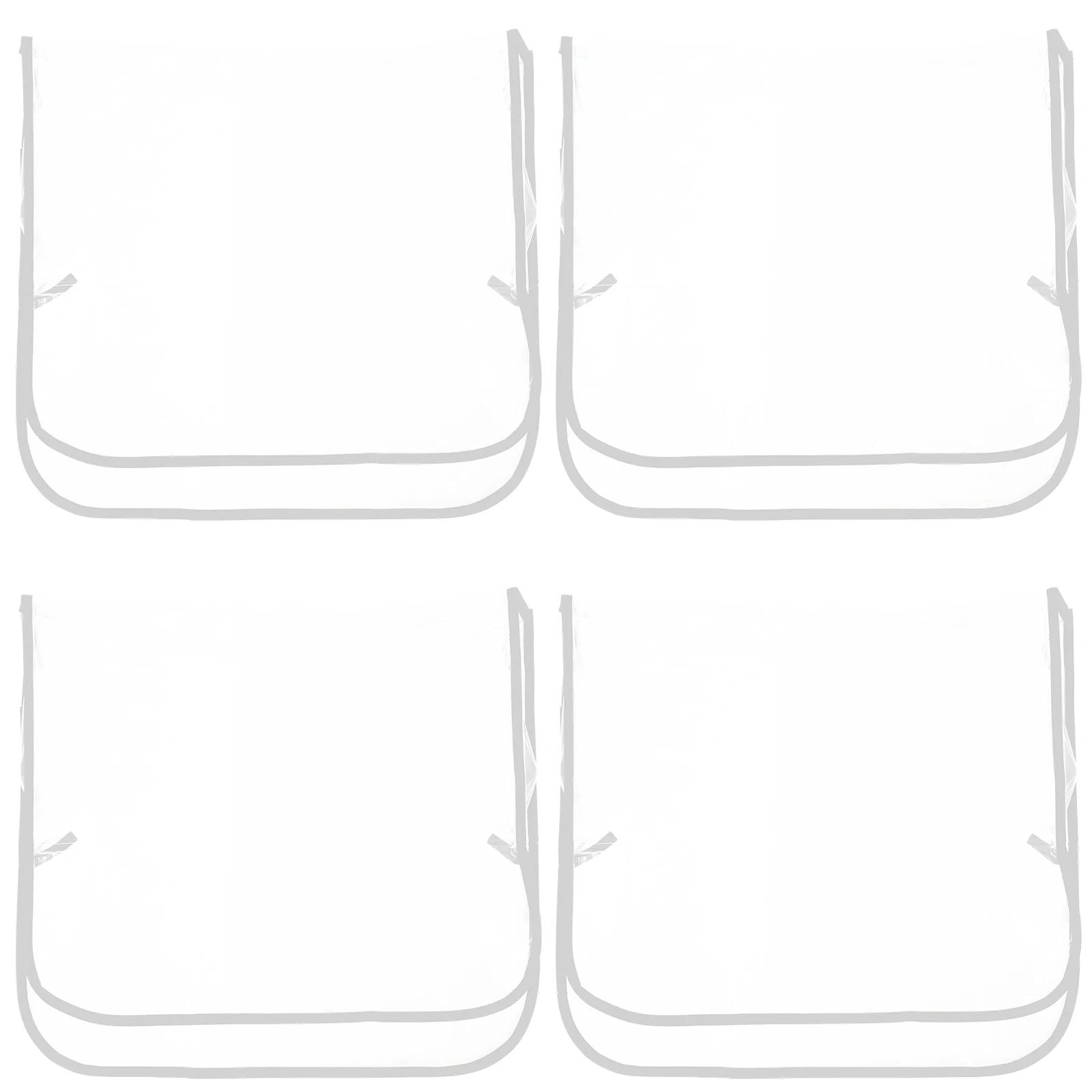 4Pcs Waterproof Chair Cover Chair Backrest Cover Salon Back Protector New Dustproof Slipcover Suitable for Chair Back Head Cover