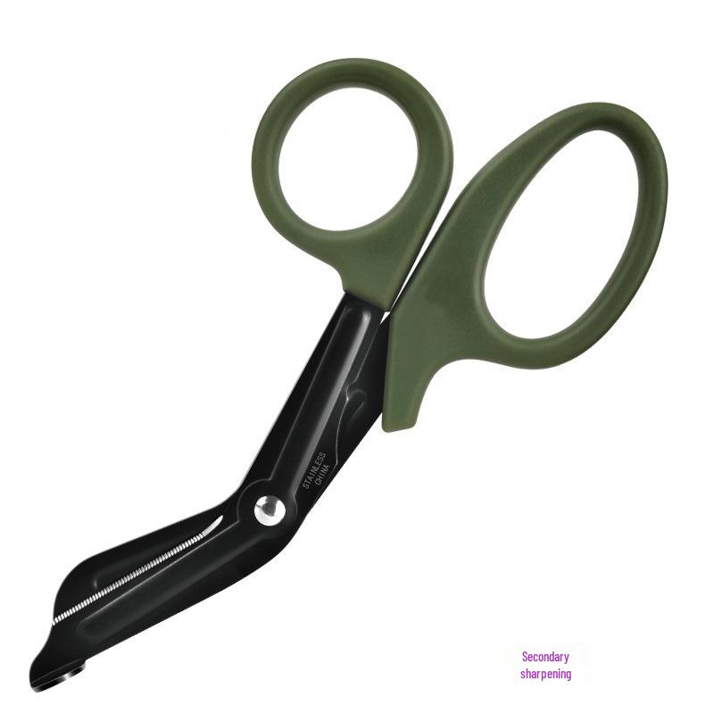 7.5-Inch Stainless Steel EMT Bandage and Gauze Scissors with Angled Tip