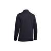Under Armour Rival Terry Solid Color Stand Collar Casual Sports Hoodie Women hoodies Black 1355528-001