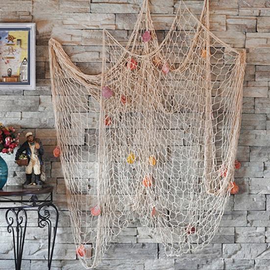 Net Decorative Simulation Shooting Fishing Net Hemp Rope for Indoor