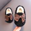 Toddler Girls Winter Fuzzy Slip-On Boots Soft Sole Princess Shoes 1-6 Years Cotton-Lined Warm Indoor Outdoor Footwear