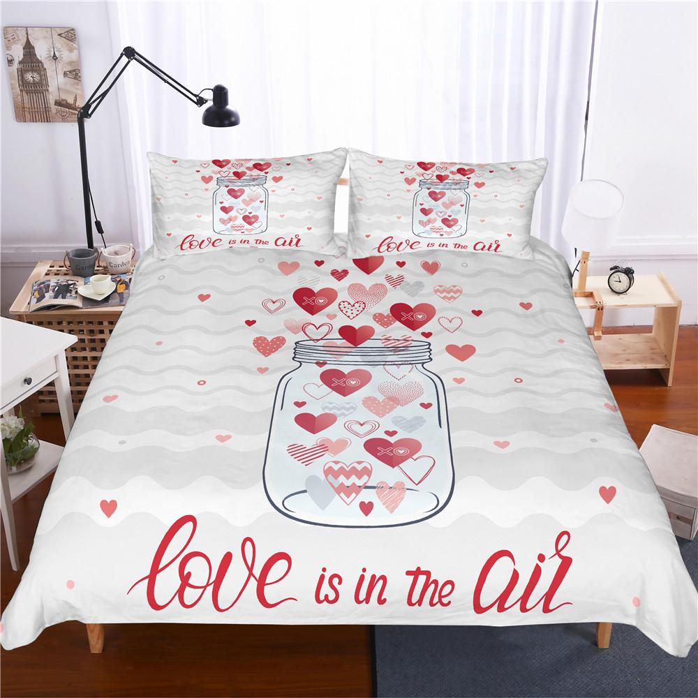 3d Printed Lover Pattern Bedding Cover Set Bed Sheet King Queen Size Quilt For Couple At Affordable S Free Real Reviews With Photos Joom Bed Sheet King Queen Size Quilt Set, Patterned King Bed Sheets