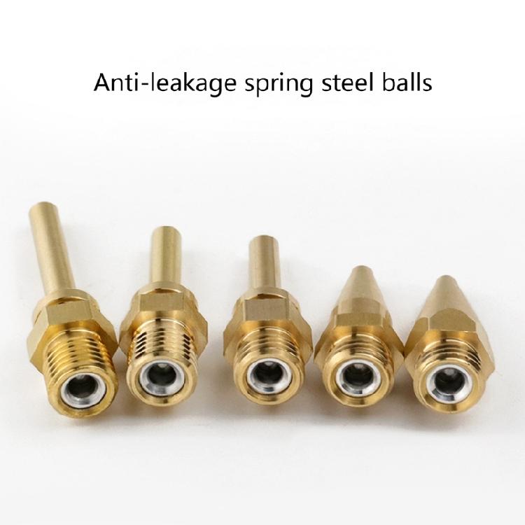 Spring Assisted Fine Nozzle Tip Adhesive Guns Attachment Leak Resistant Design Perfect For Detailed Crafting And Repairs