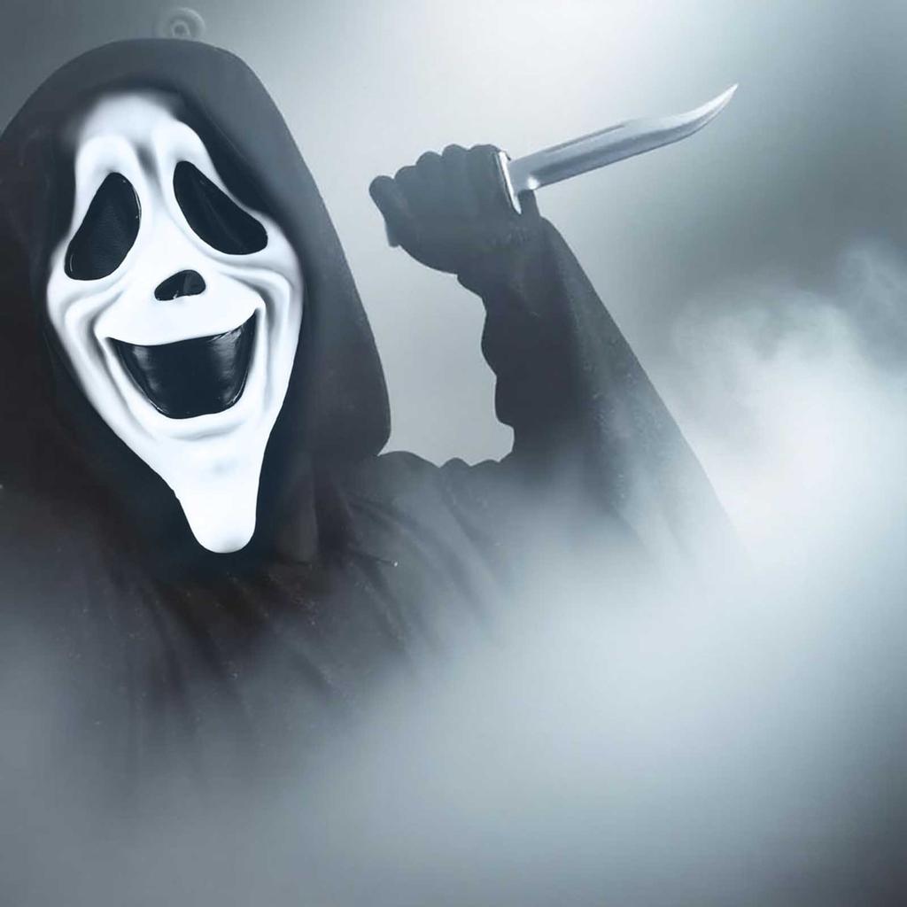 Halloween Dark Role Playing Mask, Suitable Horror Latex Mask A Funny Mask