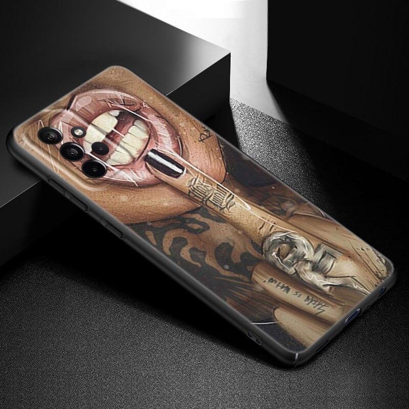 Husă de telefon sexy cu mânecă tatuată pentru fete pentru Samsung Galaxy A21 A30 A50 A52 S A13 A22 A32 A33 A53 A73 5G A11 A12 A31 A51 A70 A71 A72