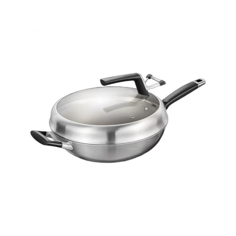ASD 304 Stainless Steel Non-Stick Wok