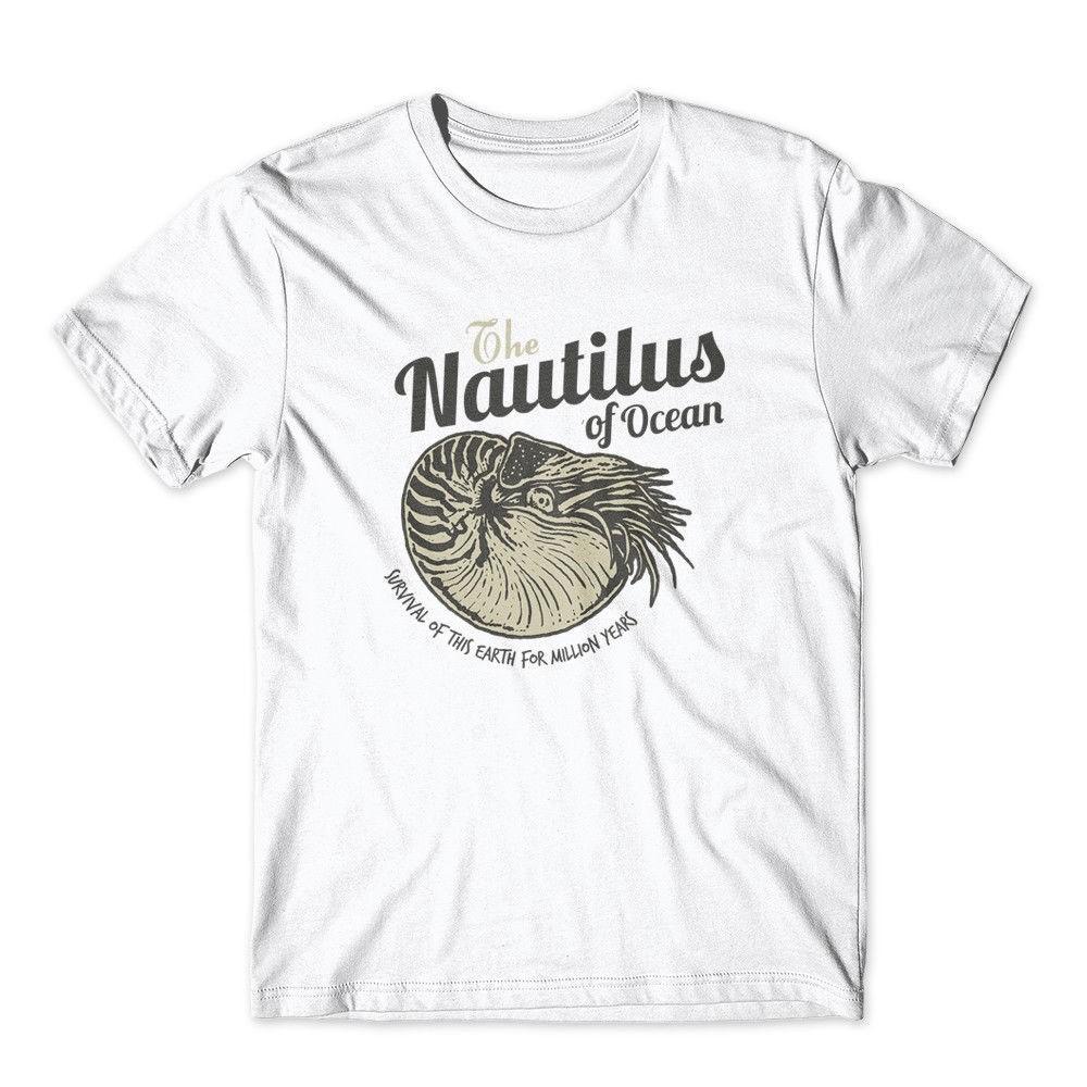 

Nautilus T-Shirt. 100% Cotton Premium Graphic Tee New S