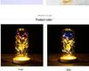 Gold Foil Rose Eternal Flower Glass Cover Gift for Valentine's Day, Christmas, New Year