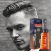 Men Hair Styling Gel With Comb, 2-in-1 Hair Wax Gel With Comb, Long Lasting Men Hair Gel Salon Styling Gel Tool, Fast Build Hair Styling