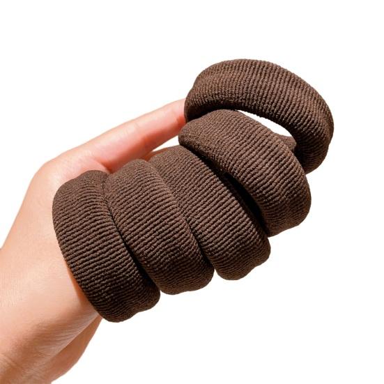 

5Pcs Women Hair Ties Adjustable Elasticity Thickened Hair Bands No Scalp Irritation Hair Holder Versatile Hair Accessories