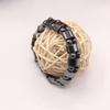 Biomagnetism Magnetic Round Black Stone Magnetic Bracelet