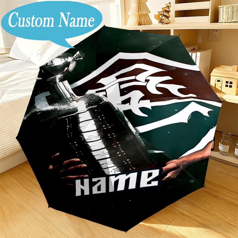 Custom Name Umbrella Love Equality Fluminense Umbrella 8-Frame for Travel, Camping, Casual Lightweight Portable, Essential for Family Gifts