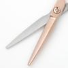 A Japanese Scissors Manufacturer Specializing In GTZ a Pink Gold Titanium and Silver Blade Scissors Thinning Set Approximately Thinning with a