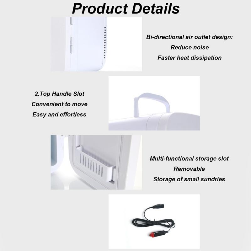 12V Electric Car Refrigerator 8L Mini Fridge Vehicle Home Use Cooler Warmer Refrigerator Camping Fridge Car Electronic Devices
