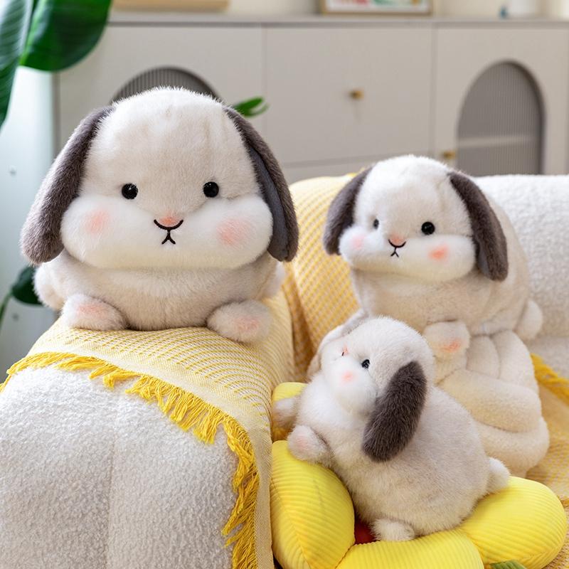 Simulation Rabbit Plush Toys Adorably Rabbit Stuffed Doll Home Decor Toys Kawaii Backpack Pendant Squishy Kid Doll Birthday Gift