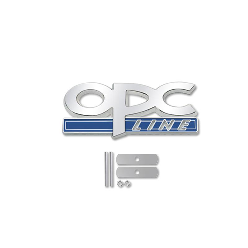 Car-Styling Metal Sticker OPC LINE Grille Emblem Badge For VAUXHALL Opel OPC Astra h g j k f Zafira a b Corsa b c d Mokkav