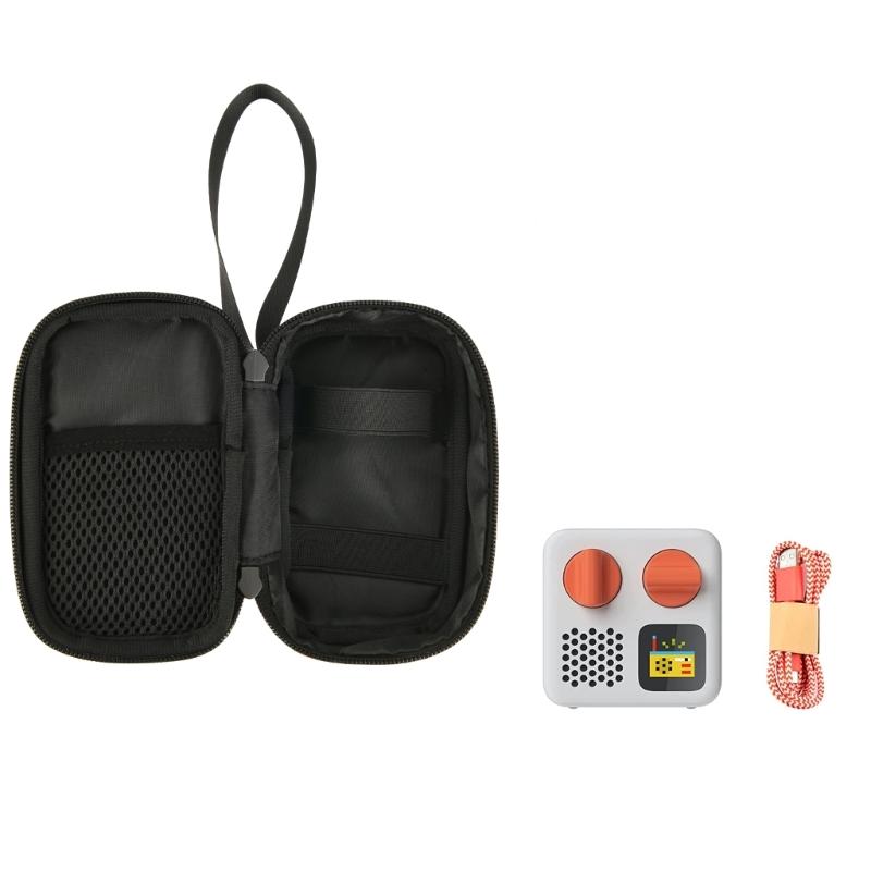 Organisator-Tasche Tragetasche mit Metallreißverschlüssen und elastischen Gurten für Kinder-Story-Maschinen Schützt vor Kratzern und Verlust