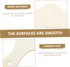 1pc Mini Wooden Cutting Board with Handle DIY Crafting Tray for Home Decoration Smooth Surface BreadBoard for Placemats Cup Mats