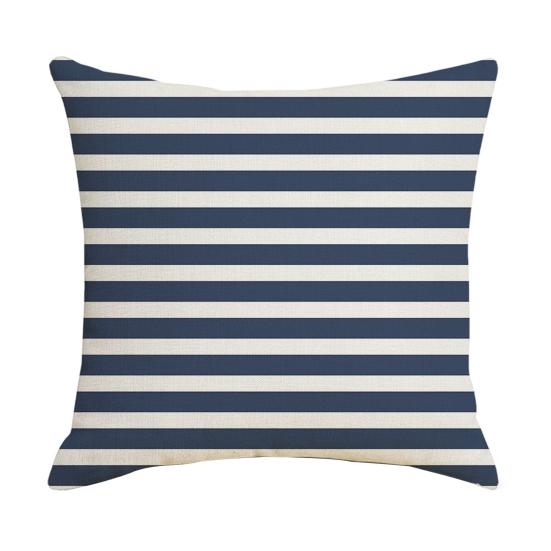 Geometric Pillow Cover, Washed Linen Look Throw Pillow Case with Hidden Zipper, Minimalist Cushion Cover for Sofa, Bed, Office, Cozy Home Decor