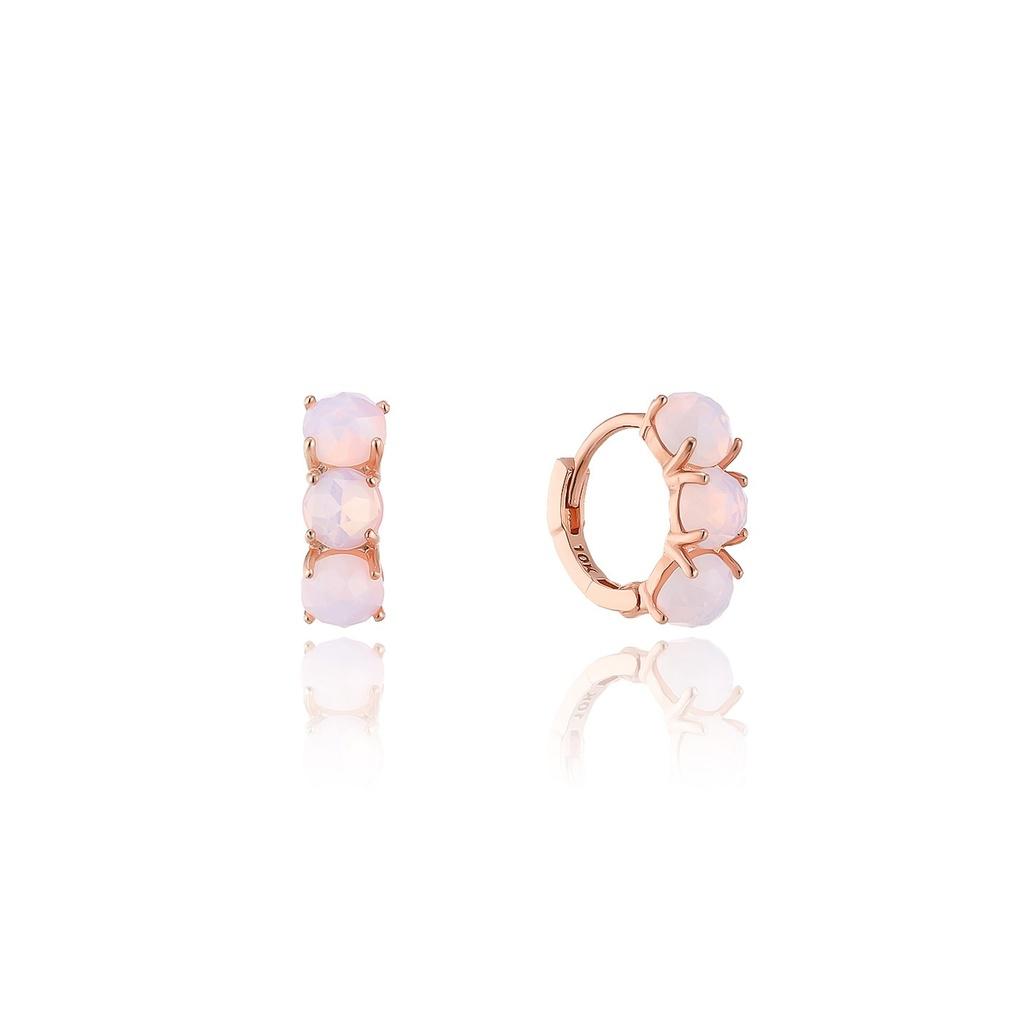

LLOYD Pink Opal Pastel Rose Cut 10K/14K Earrings LOTL2050T