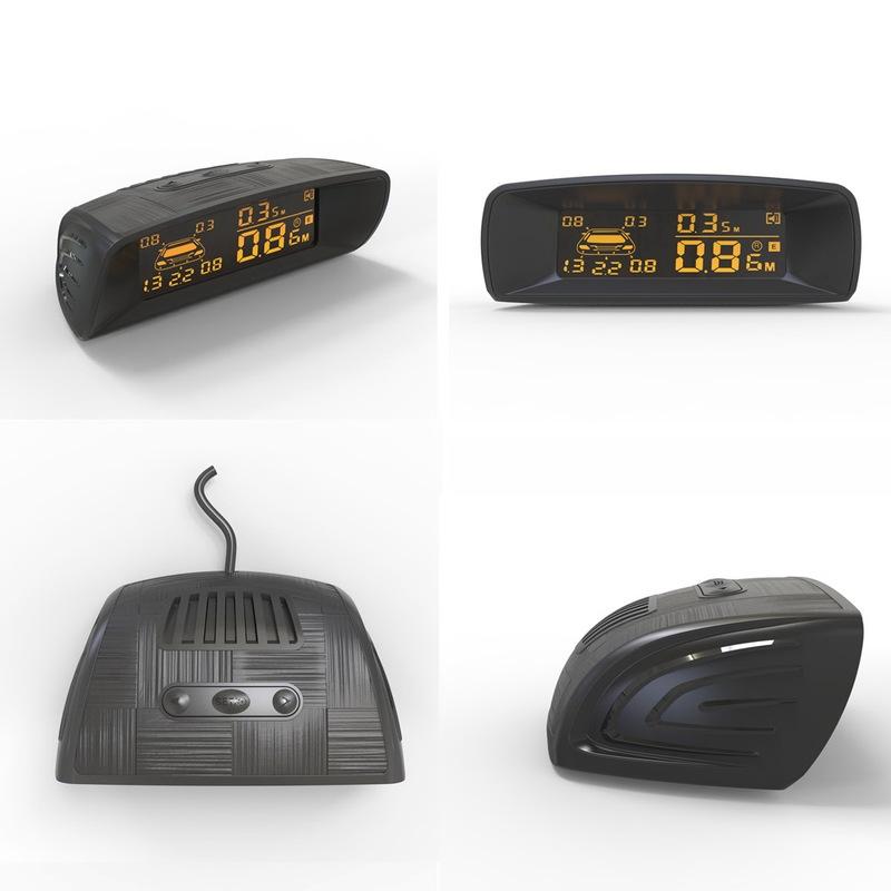 Vehicle Car 8 Parking Sensors System Reverse Backup Radar Front and Rear Assistant Kit Parktronic Auto Distance Detection Beep