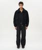 Insilence Detachable Collar Cashmere Blouson Black