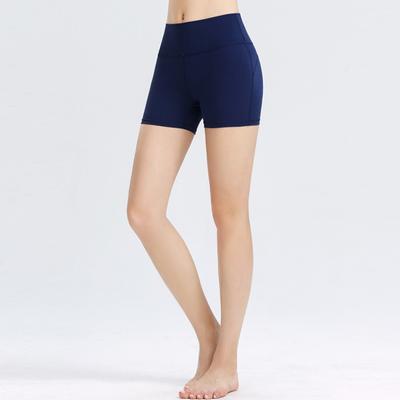 The New Yoga Shorts Female Nude High Waisted Tight Sports Three Pants Fitness Training Buttock Lifting Elastic Pants