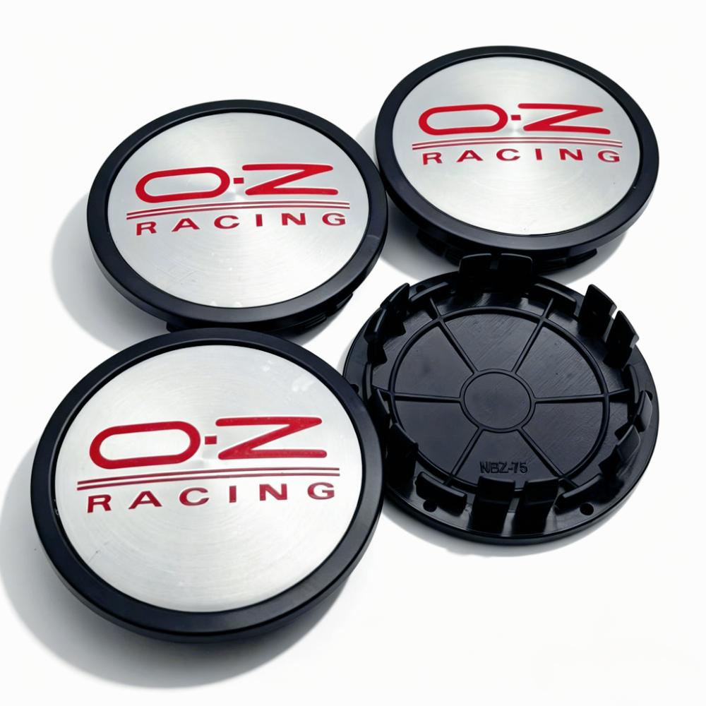 

4pcs OZ Racing Logo Emblem Car Wheel Center Caps 75MM Clips 65MM Rim Hubcaps Dust Cover O.Z Badge Wheels Hub Cap Car Accessories O.Z Badge&4pcs NBZ75 Wheel Cap