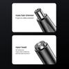 Two-in-one Electric Nose Hair Clipper Rechargeable Nose Hair Trimmer Manual Vibrissa Shaving  Men