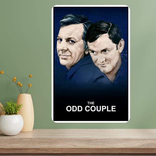The Odd Couple Classic TV Show Metal Poster Sign 20x30cm(7.8x11.8inch)
