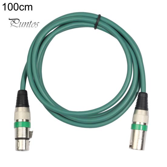 Audio Shielded Antiinterference Cable 100180cm 3pin Xlr Male To Female Microphone Aux Cord For Mixer