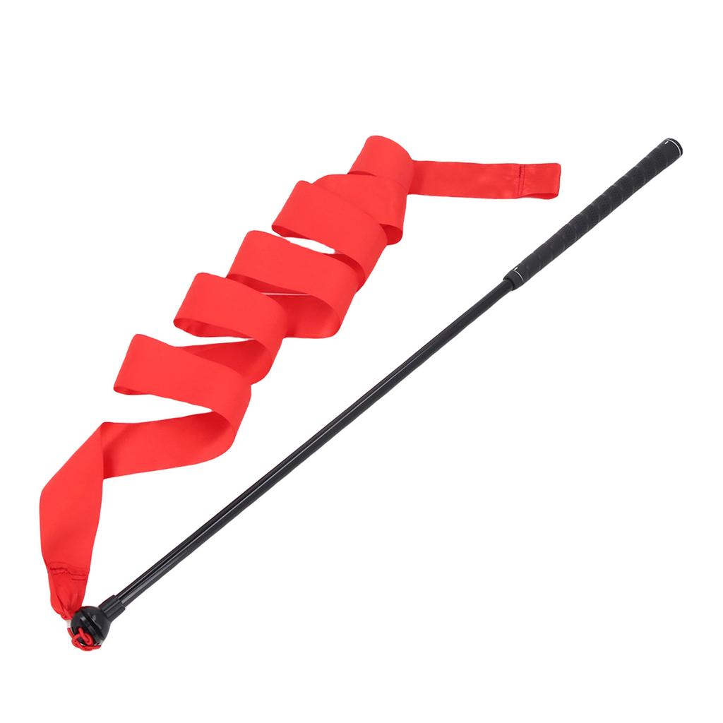 Club Swing Trainer Stick with Ribbon Improve Swing Posture Rhythm Training for Indoor Outdoor 27.6in Long