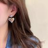 New High-end Sense Retro Simple Love Earrings Versatile Personality Stud Earrings Jewelry Women