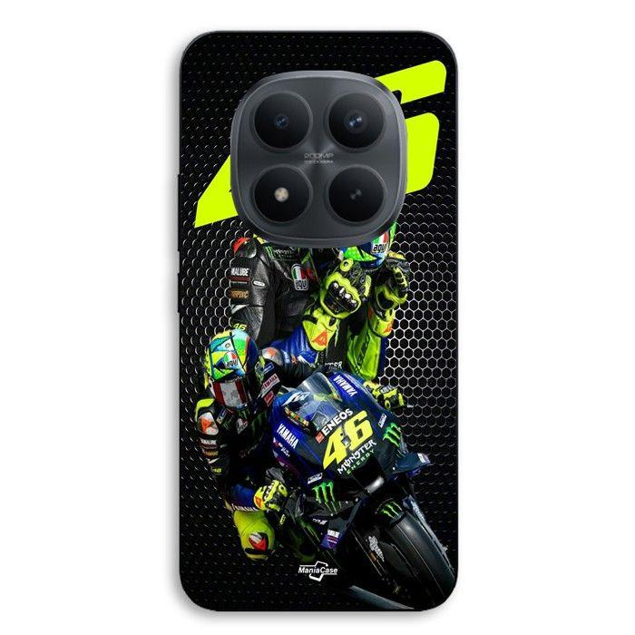 Coque de téléphone - MANIACASE - Xiaomi Redmi Note 15 Pro Plus 5G - Silicone TPU - Noir - Valentino Rossi MotoGP